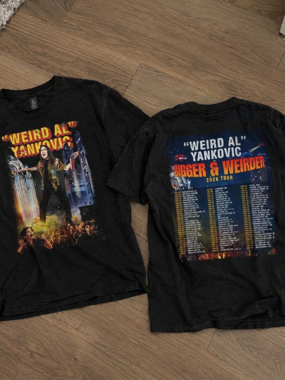 Weird Al Yankovic Bigger & Weirder 2026 Tour Graphic T-Shirt